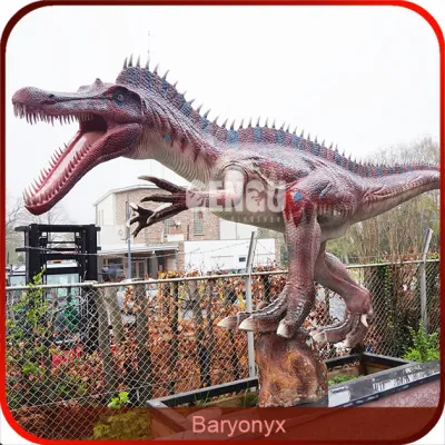 Amusement Park Large Fiberglass Dinosaur Statue